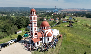 Прослављена храмовна слава у Љебу