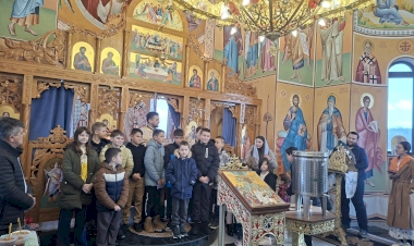 Подјела пакетића поводом Св. Саве у Љебу